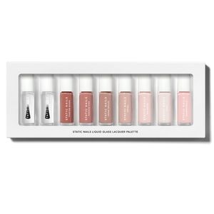 Static Nails Liquid Glass Lacquer Perfect Nudes Palette